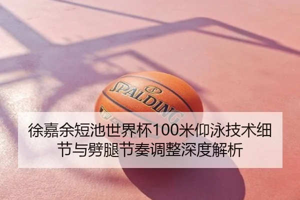 徐嘉余短池世界杯100米仰泳技术细节与劈腿节奏调整深度解析