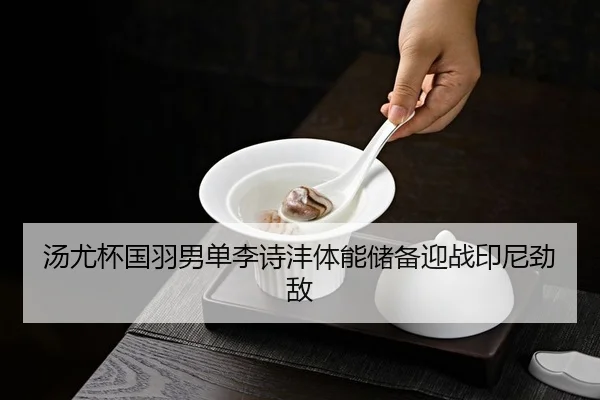 汤尤杯国羽男单李诗沣体能储备迎战印尼劲敌